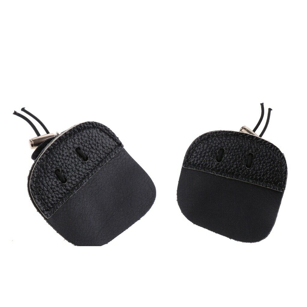 Set of 2 Outdoor Archery Finger Tabs 3 Under Tab Finger Saver Protect Guard