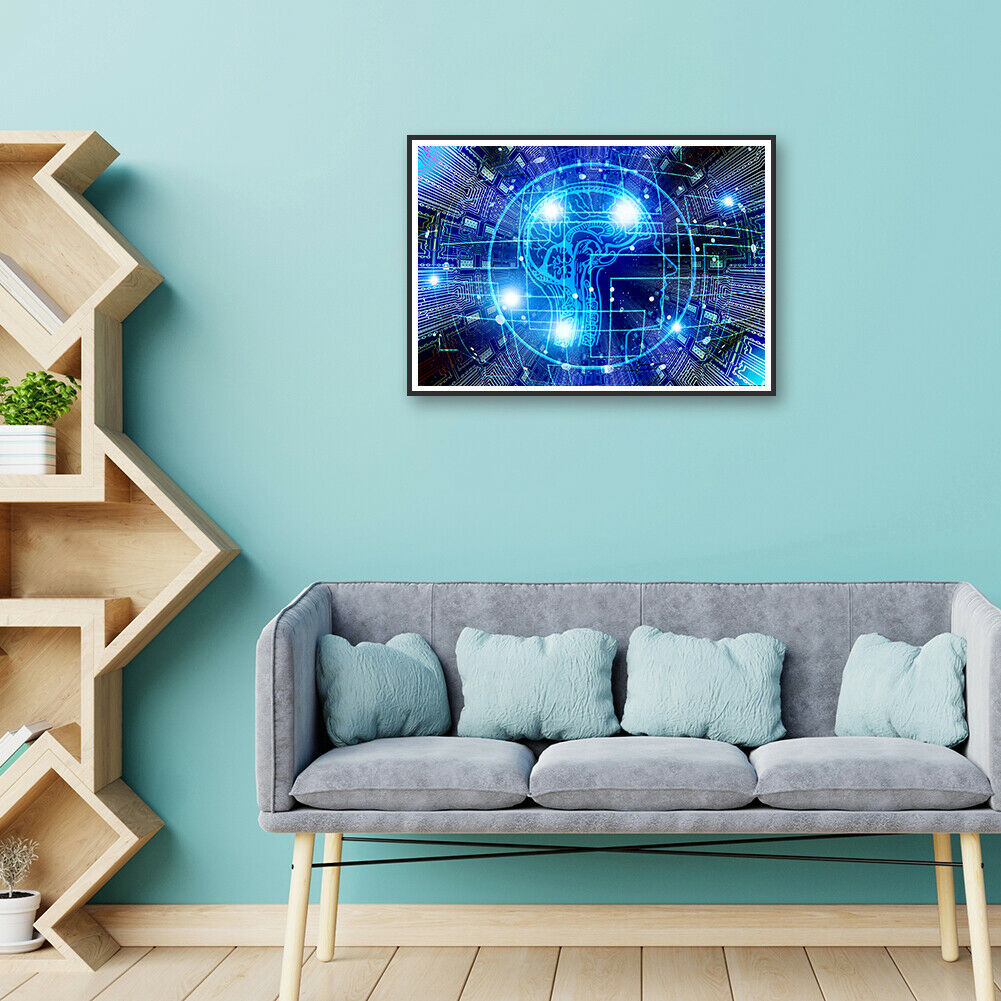 1000pcs DIY Brainstorm Picture Puzzle Educational Learning Assembling Toys @