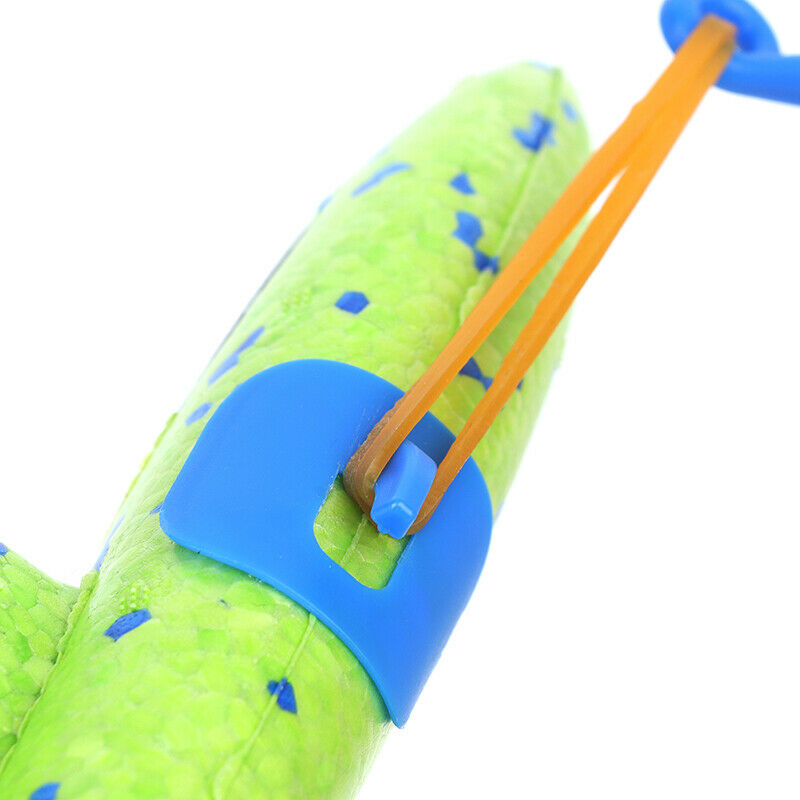 Foam Hand Throw Airplane Rubber Band Ejection Outdoor Launch Glider Pla.l8