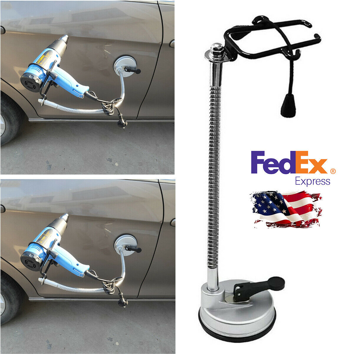 Hot Air Gun Stand Support Car Dent Repair Tools 60cm Length 360degree Adjustable