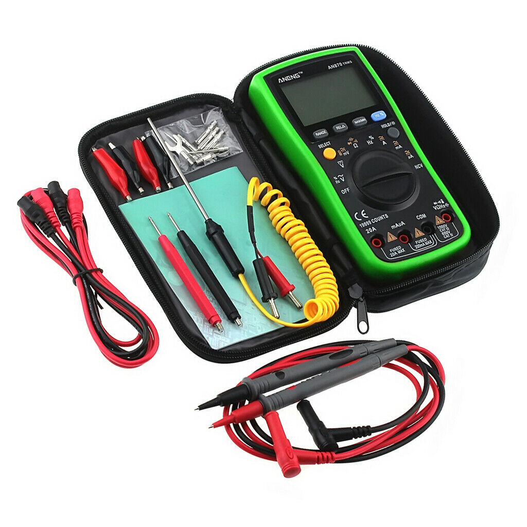 19999 Counts ohmmeter digital multimeter voltmeter for low battery voltage