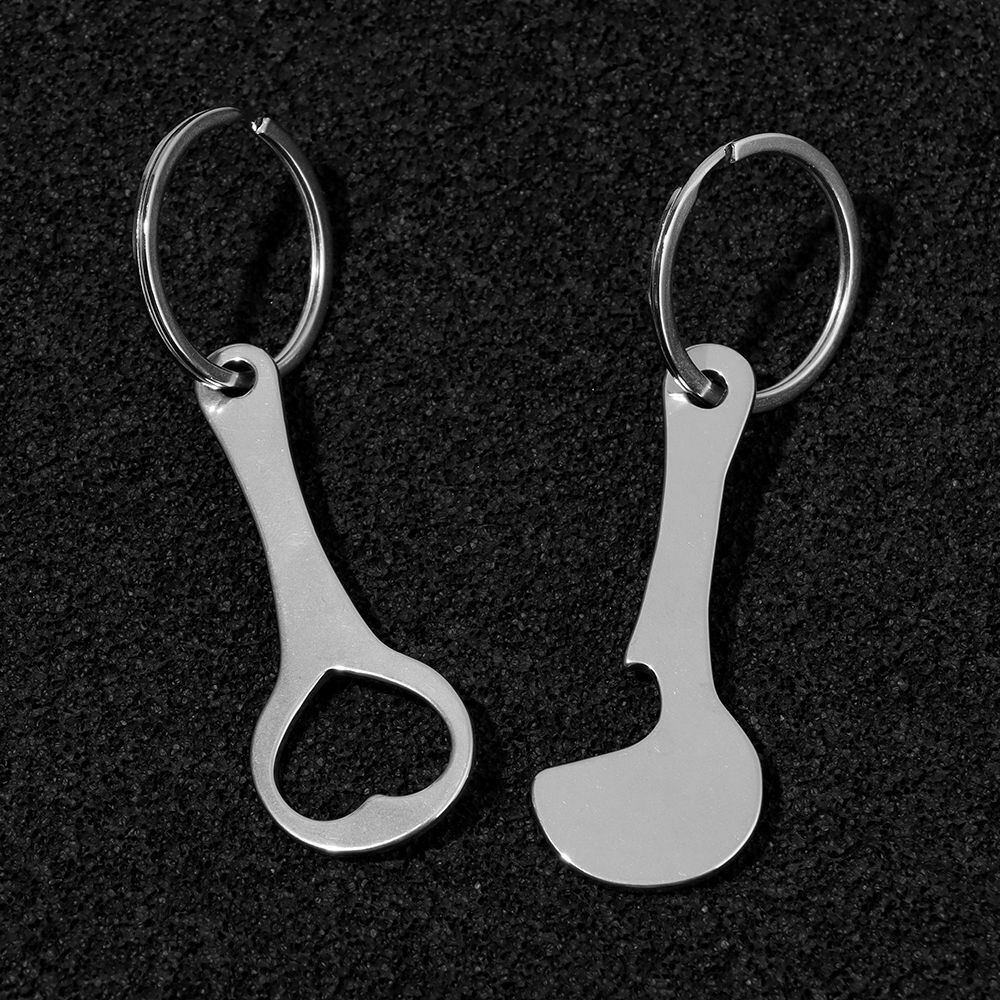 Accessories Decor Metal Keychain Key Hook Shopping Cart Token Substitute Coin