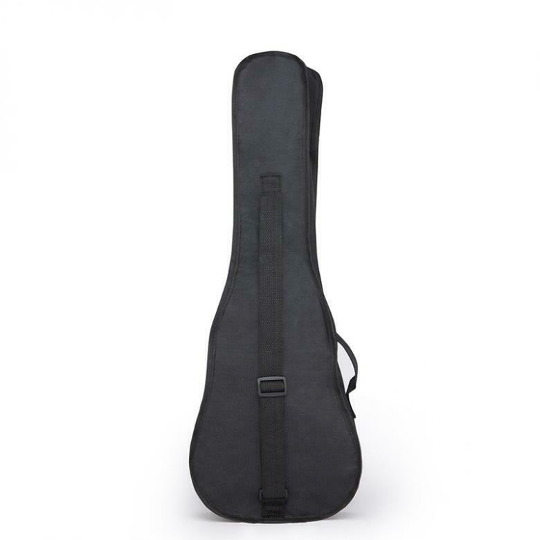 21'' Ukulele Bag Black Portable Oxford Soft Case Monolayer Single Shoulder Bag