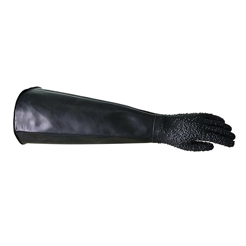 68cm Left Work Protective Gloves for Blasting Sand Blast Cabinet Industrial