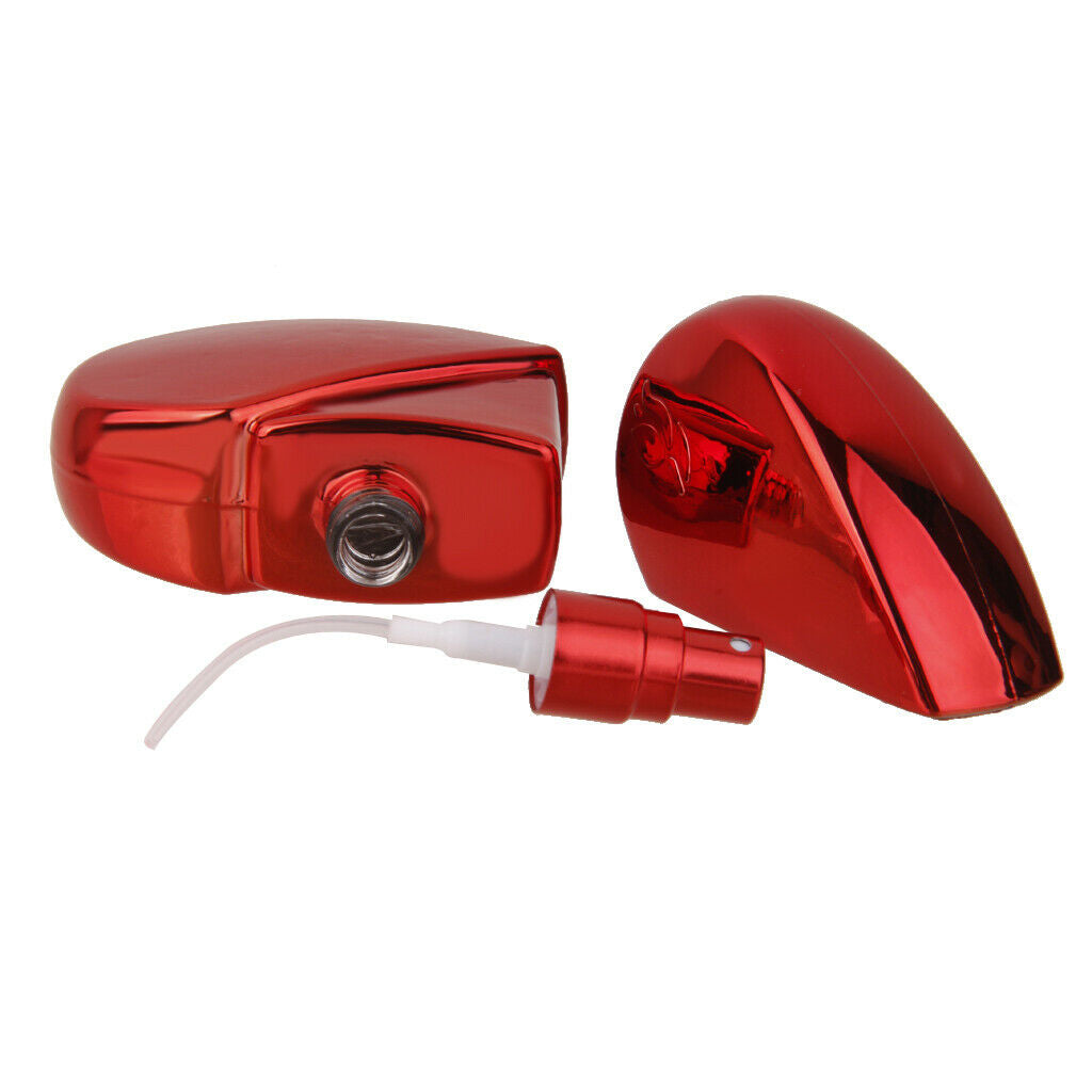 Travel Candy Heart Shape Perfume Atomizer Refillable Spray Bottles 25ml Red