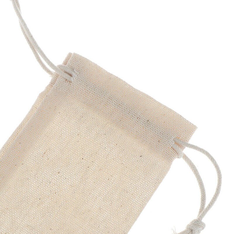 1pc Portable Metal Straw Bags Resuable Straw Linen Storage Bag Tableware .l8