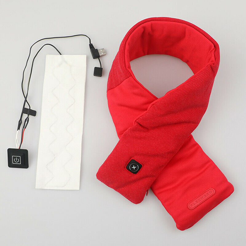 Outdoors Scarf Heating Clothes Pad USB Electric Smart Scarf Winter Heated Pads
