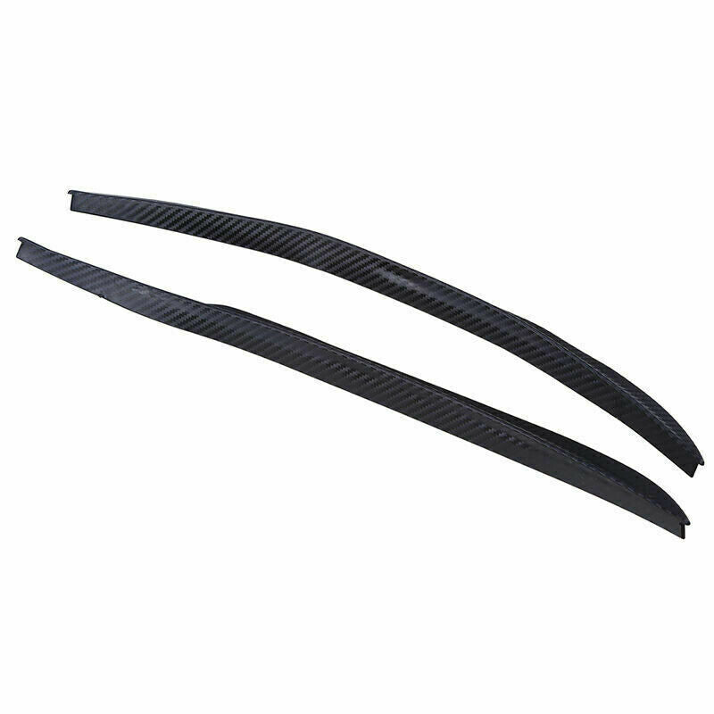 2X Carbon Fiber Car Fender Flare Wheel Eyebrow Protector Wheel Arch Trim .l8