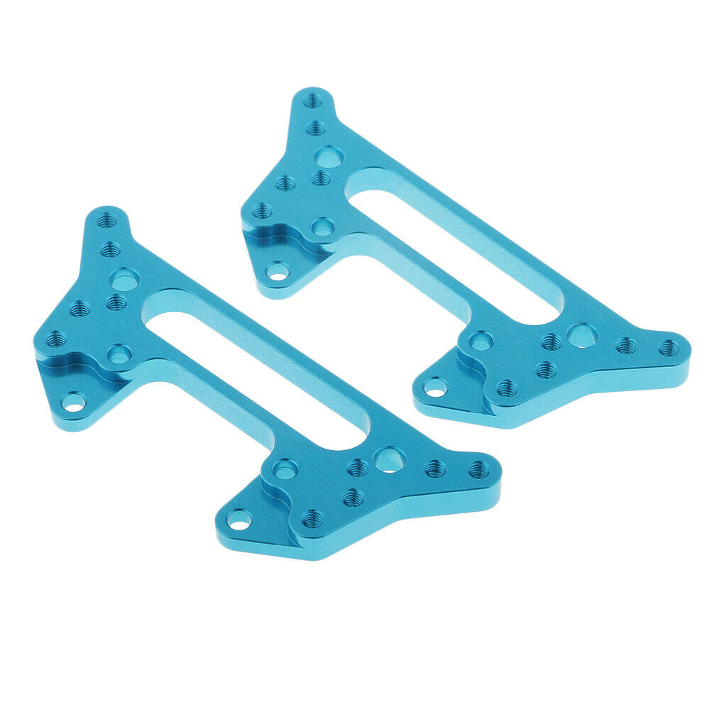 122023 Shock Absorber Tower 2Pcs DIY for 1/10 HSP 94123 94102 RC Buggy Blue