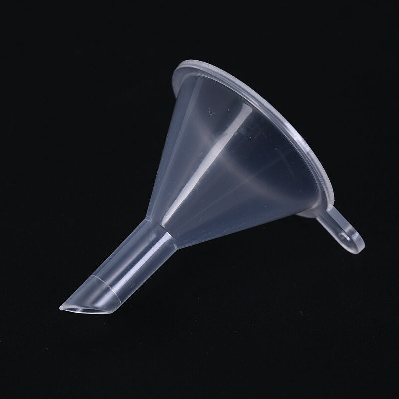 12pcs clear plastic funnels for empty bottle filling perfumes essential oi.l8