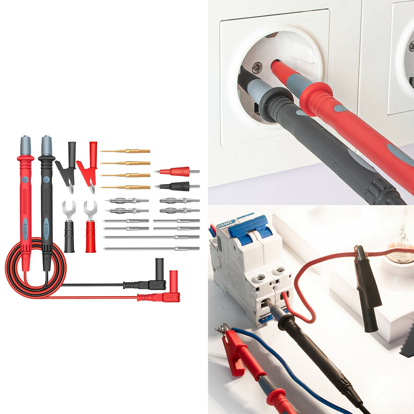 22-Kit Automotive Test Lead KIT, Test Probes, Rear Probe Pins