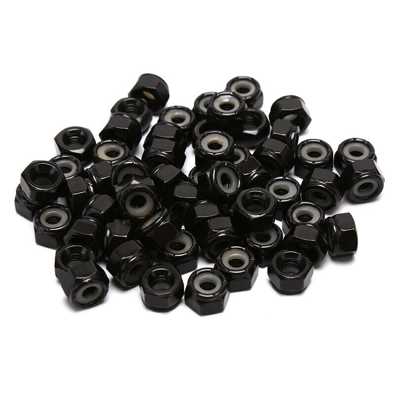 8Pairs Black Carbon Steel  27mm MS3302-1 Skateboard Screws ScooterAccesso.l8