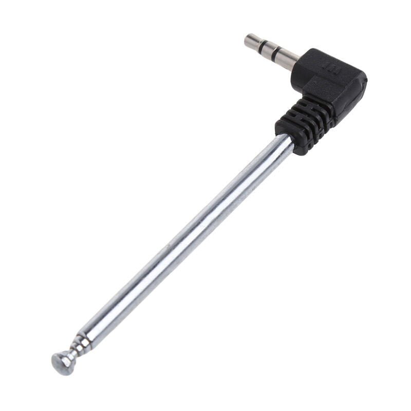 3.5mm Radio Receiver Antenna Stainless Steel Multi-Purpose Interface FM Radio 1X