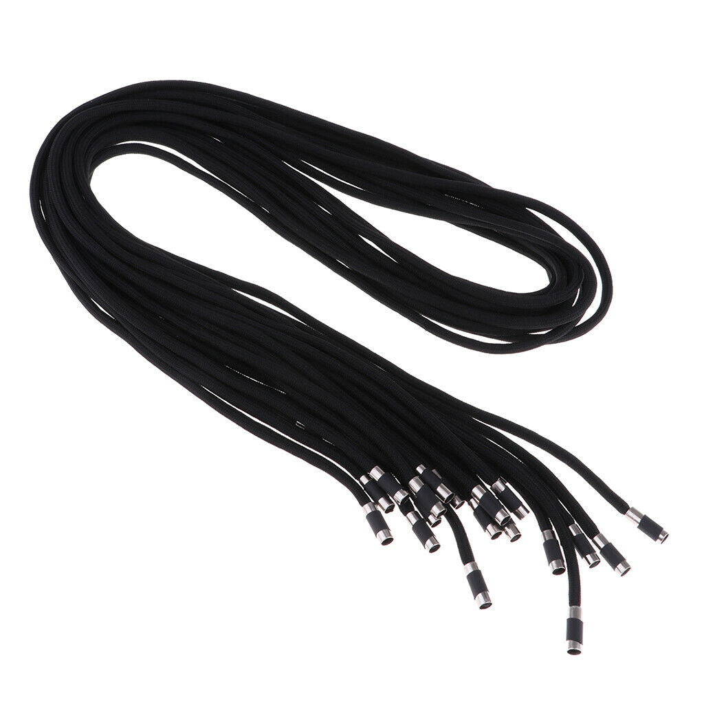 10pcs 1. Black Replacement Cord Cord Drawstring Cord Cord For