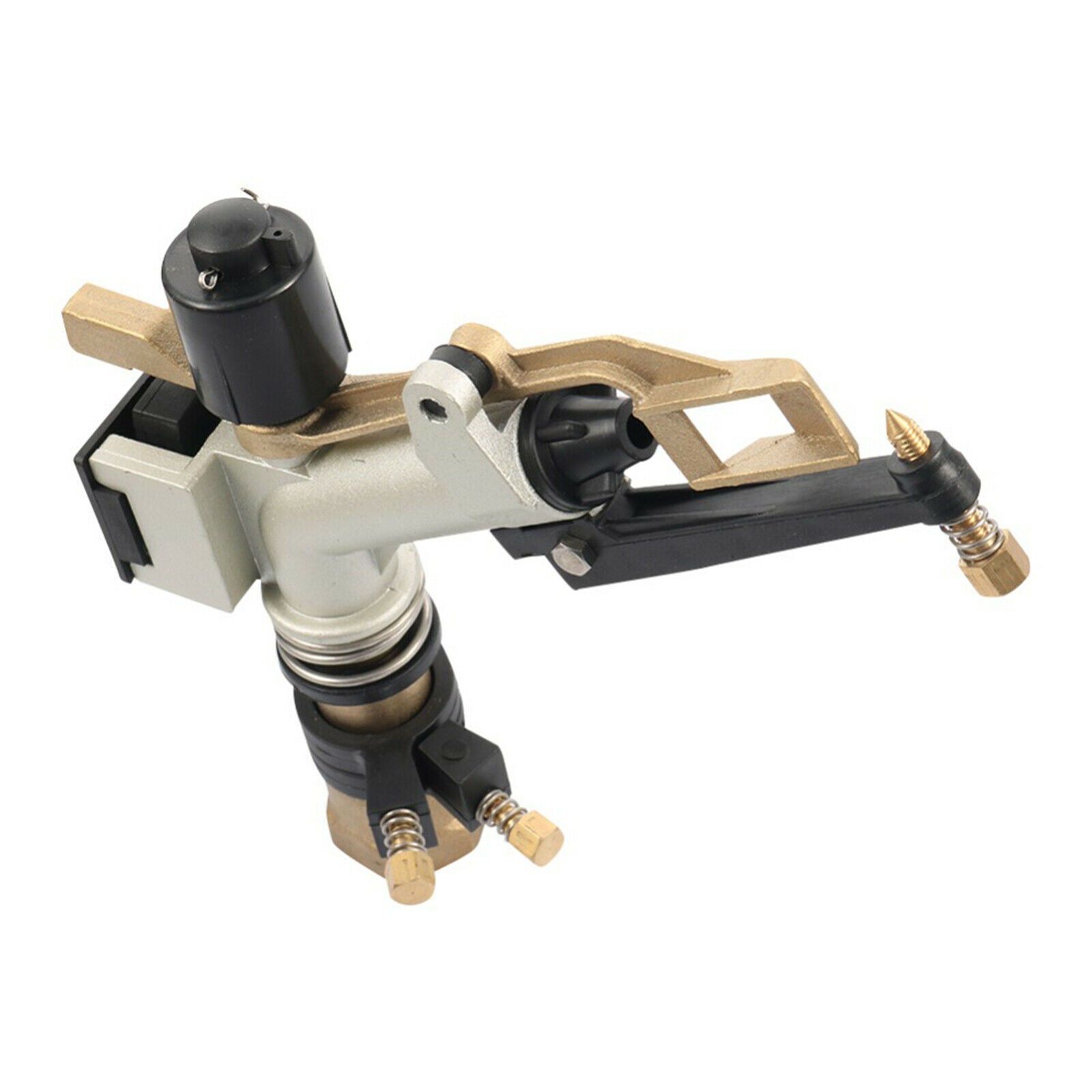 G1" BSP Female Thread Irrigation Sprinkler Rotating Garden Water Sprayer Gun