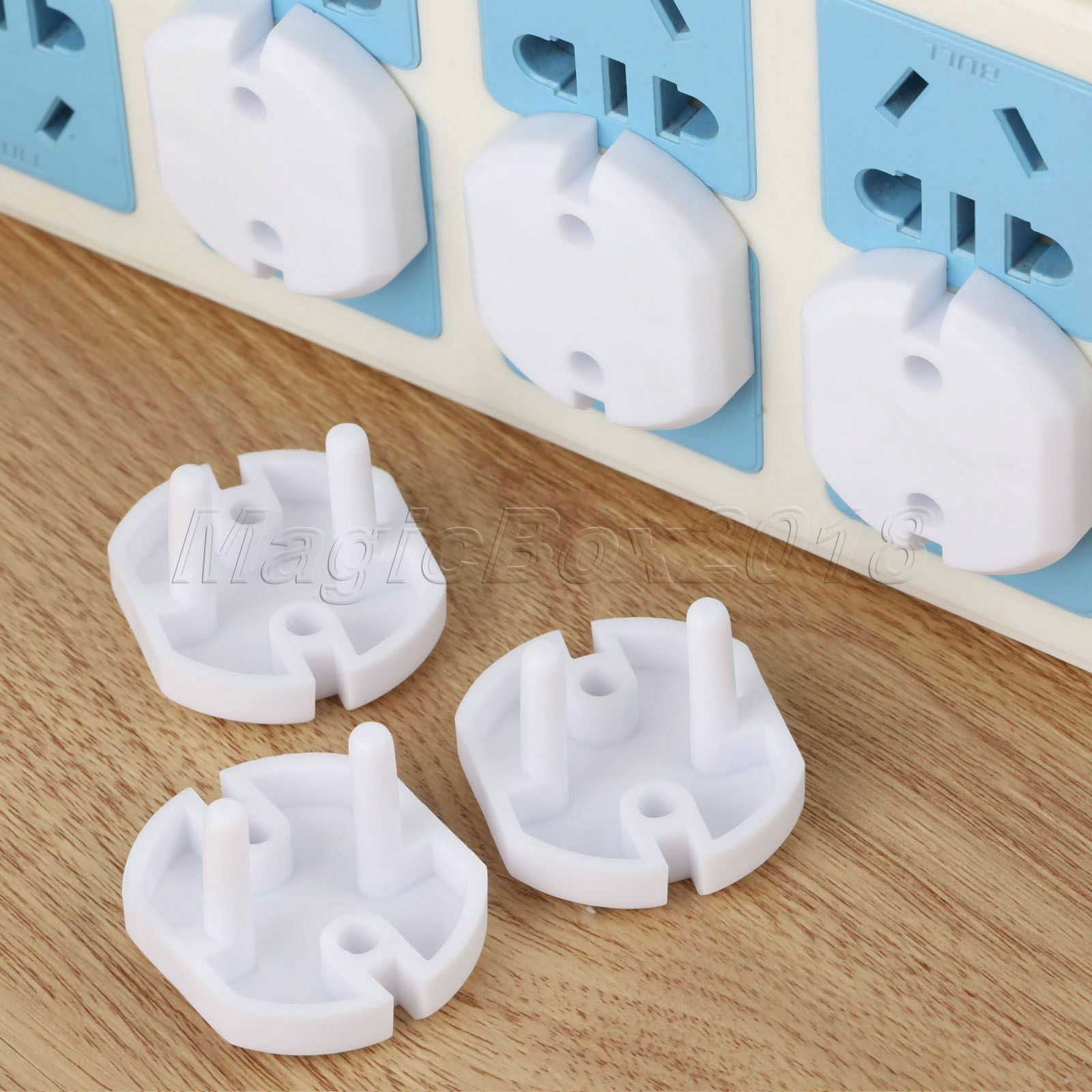 10pcs EU Plug Socket Cover Baby Proof Child Safety Protector Guard Electrical