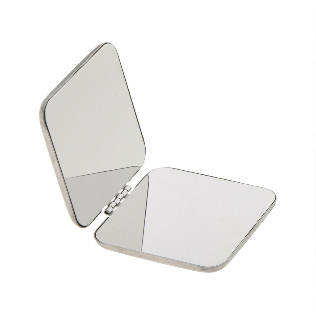 High Quality Handbag Pocket Square Compact Cosmetic Folding Makeup Mirror