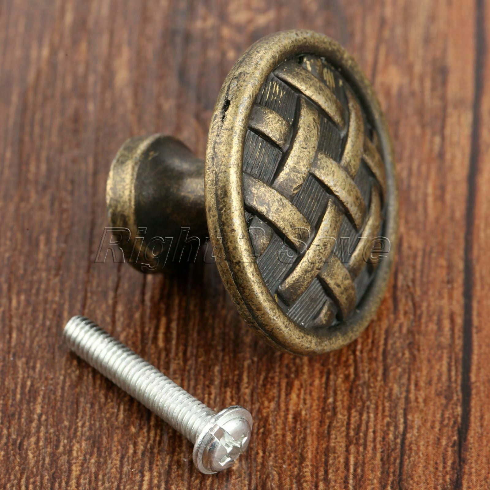 1pc Elegant Furniture Door Pull Handle Retro Round Cabinet Drawer Knob Hardware