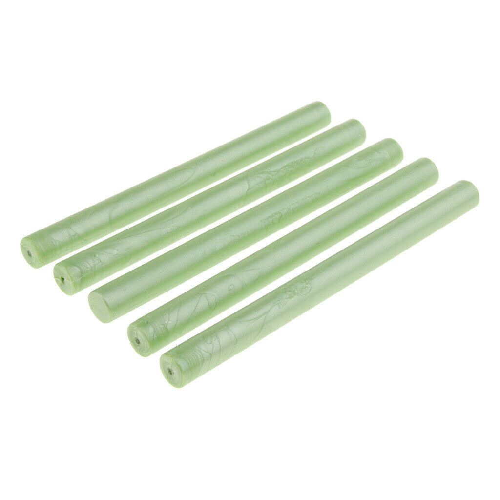 15Pcs Light Green Sealing Wax Sticks for Wax Seal Stamp, Great for Cards