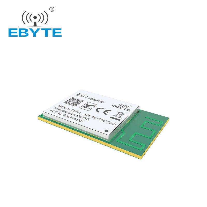 2pcs nRF24L01P 2.4GHz E01-2G4M13S SPI Transceiver 13dBm SMD PCB Antenna Module