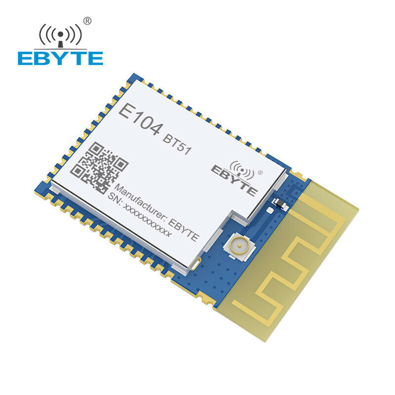 BLE5 Wireless Bluetooth to Serial Slave Module CC2640R2F beacon 2.4GHz E104-BT51