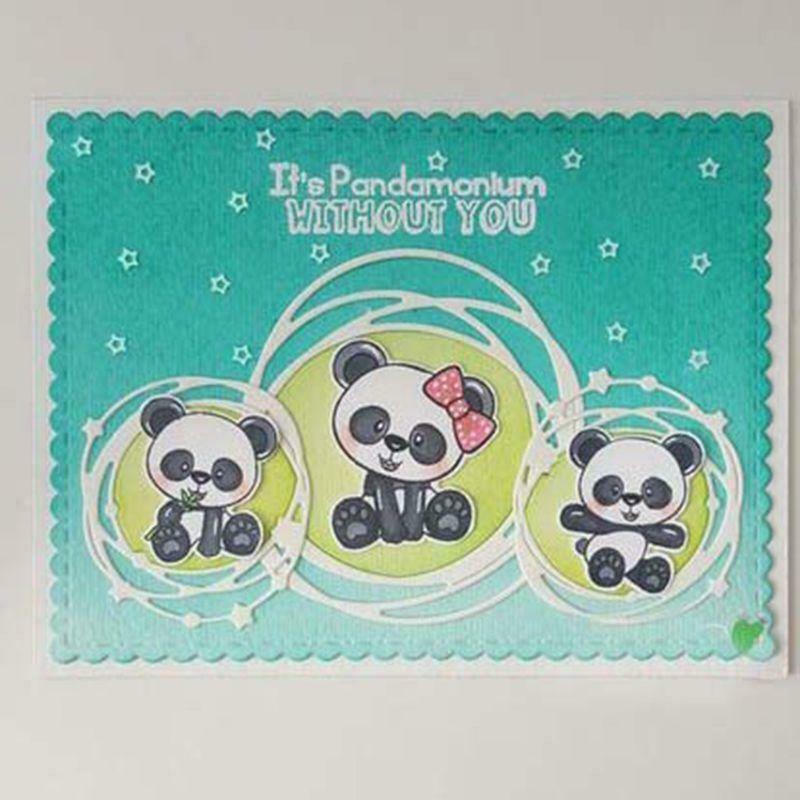 Line Ring DIY Metal Cutting Dies Stencil Scrapbooking Album Paper Card Crafts