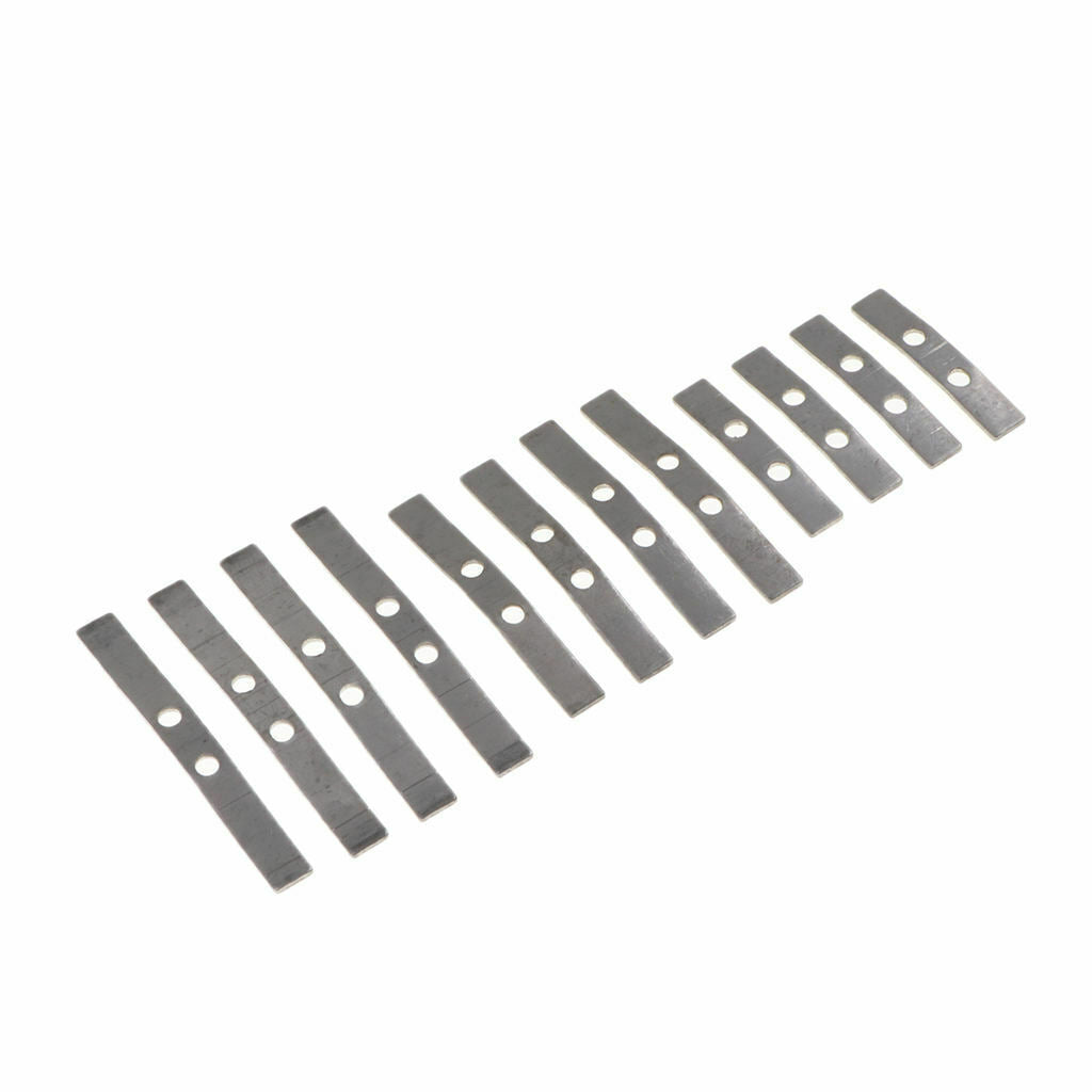 RC Hobby Truck Accessories 12 Metal Leaf Springs for WPL 1/16 Military Truck,