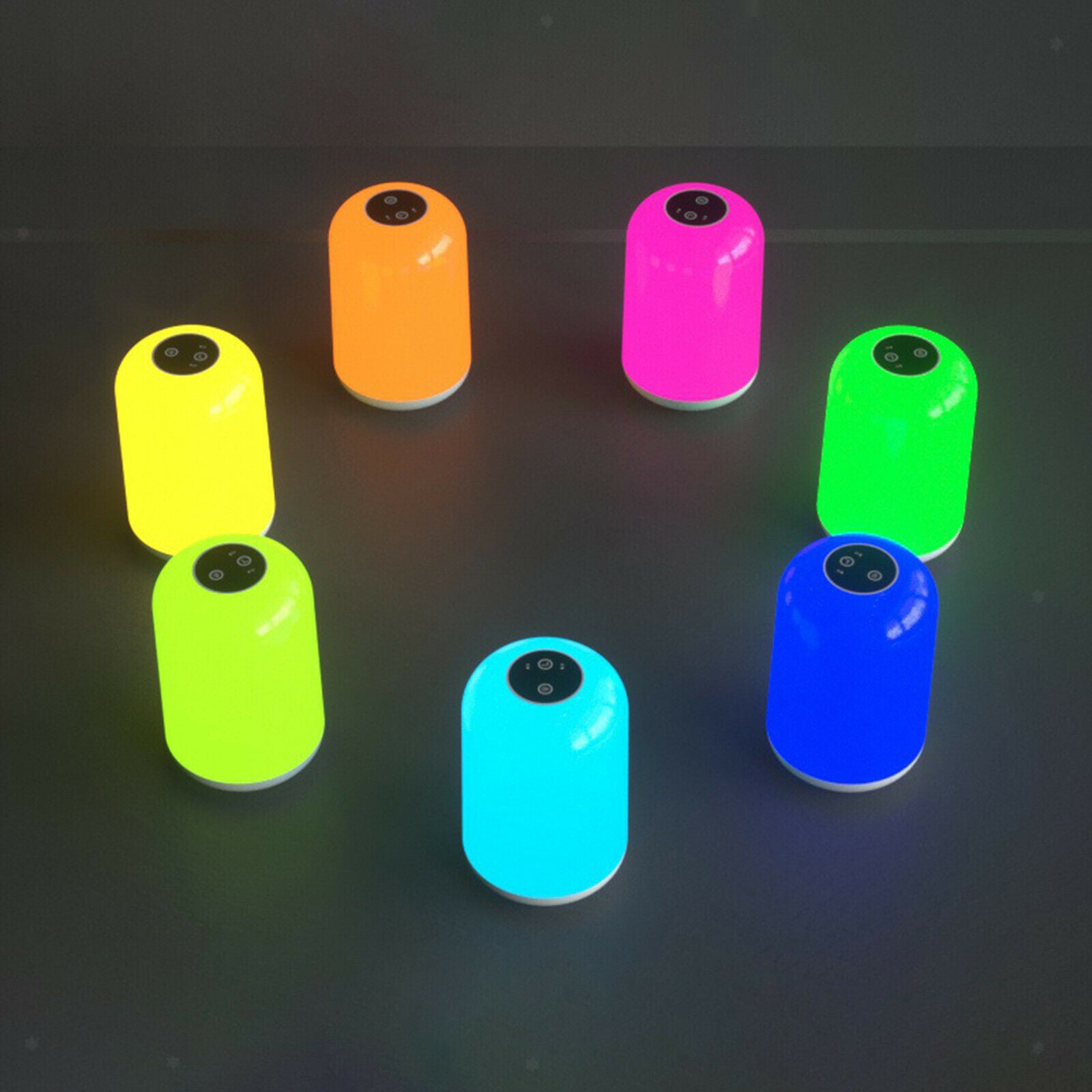 Night Light Dimmable RGB Color-Changing Children Nursery Bedroom Desk Lamp