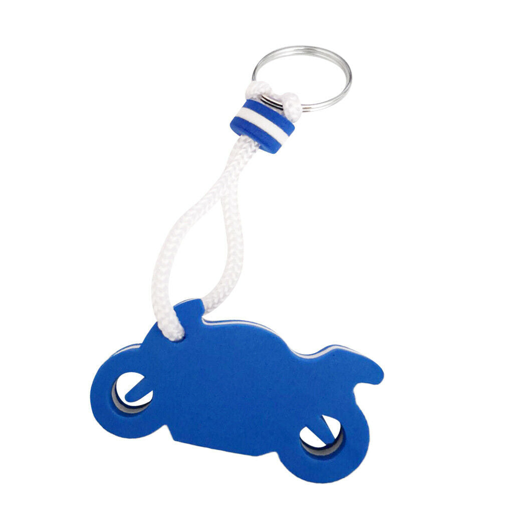 2 Colors Ocean Buoyant Key Ring Floating Diving Motorcycle Keyring Keychains