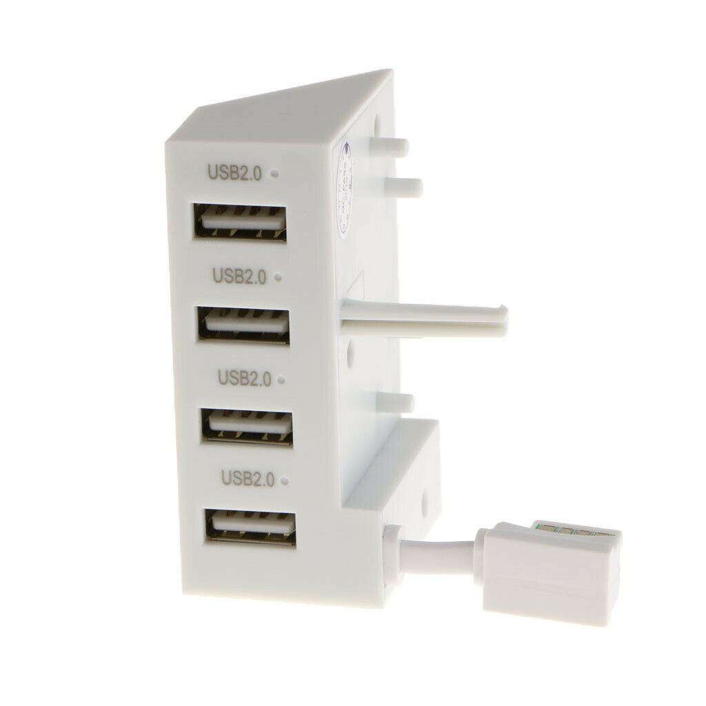 4 Ports USB 2.0 Hub High Speed Expansion Adapter for Microsoft   One S
