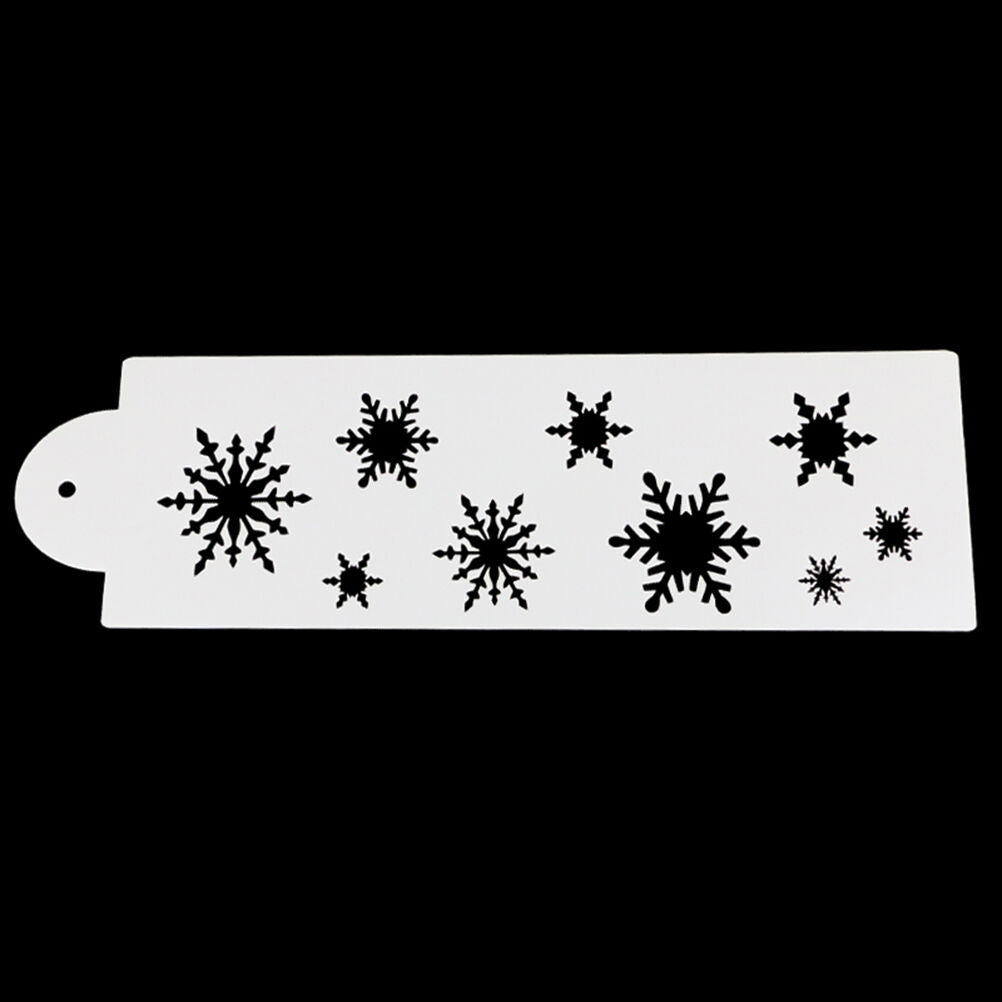 Snow Flower Cake Stencil Fondant Designer Decorating Craft Cookie Baking T.l8