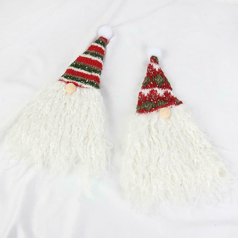 6pcs Christmas Gnome Wine Bottle Cover Handmade Swedish Gnome Wine Bottle Topper