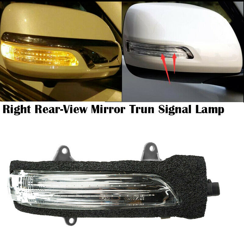 1x Front Right Side Rearview Mirror Light Fit For LAND CRUISER URJ200 2012-2018