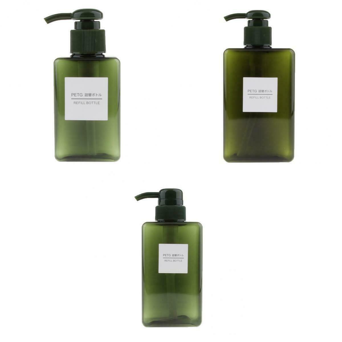 3x Liquid Hand 100ml 450ml 280ml Foaming Soap Dispenser PET for Shampoo