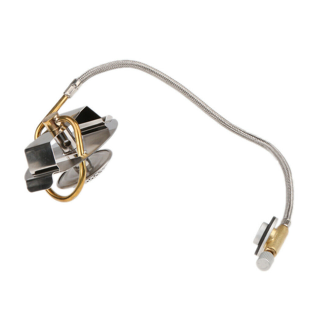 Stainless Steel Gas Stove Outdoor Camping Split Burner W / Preheating Device