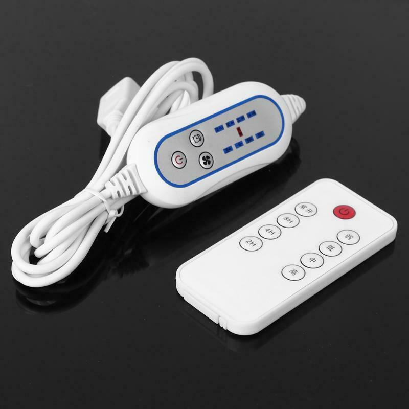 USB Remote Control Adjustable Speed with 2-8 hours Timing ON OFF Switch for Fan