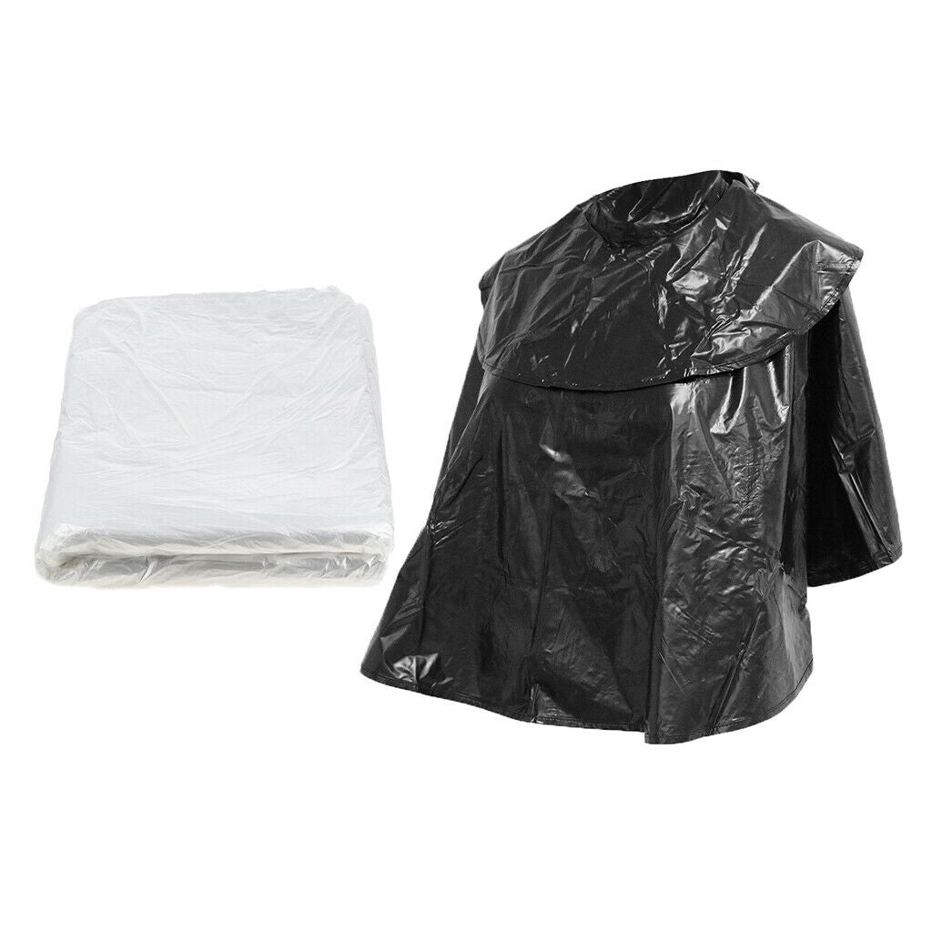 Waterproof Disposable Hair Cutting Cape Salon Gown Salon Capes Cloth Apron