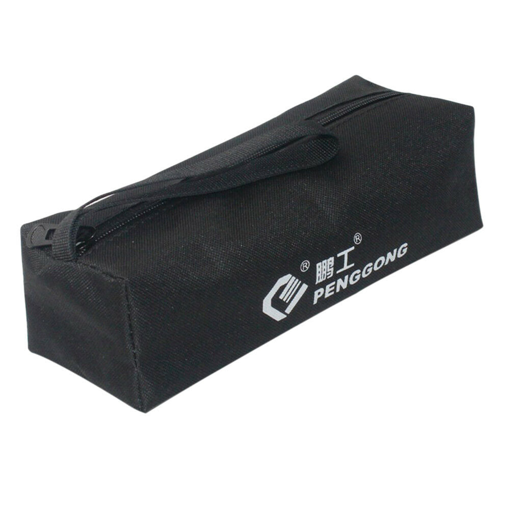 2Pcs Hardware Tool Storage Bag Carrier Oxford Handy Zip Pouch Handbag Case