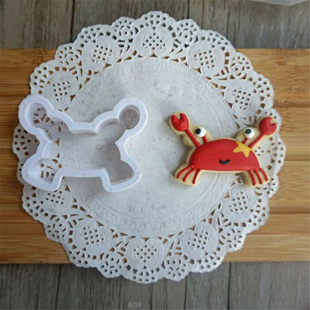 8pcs sea fish animals Cutter Sugarcraft Cake Decorating Cookies Pastr.l8
