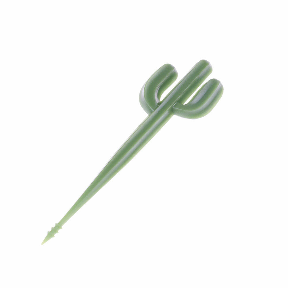 6pcs/pack Cactus Fruit Forks Dessert Forks Toothpick Kids Tableware Food P.l8