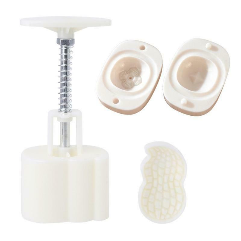 Sugarcraft Mooncake Mould Silicone Cartoon Bakeware Hand-Pressure Mooncake Mold