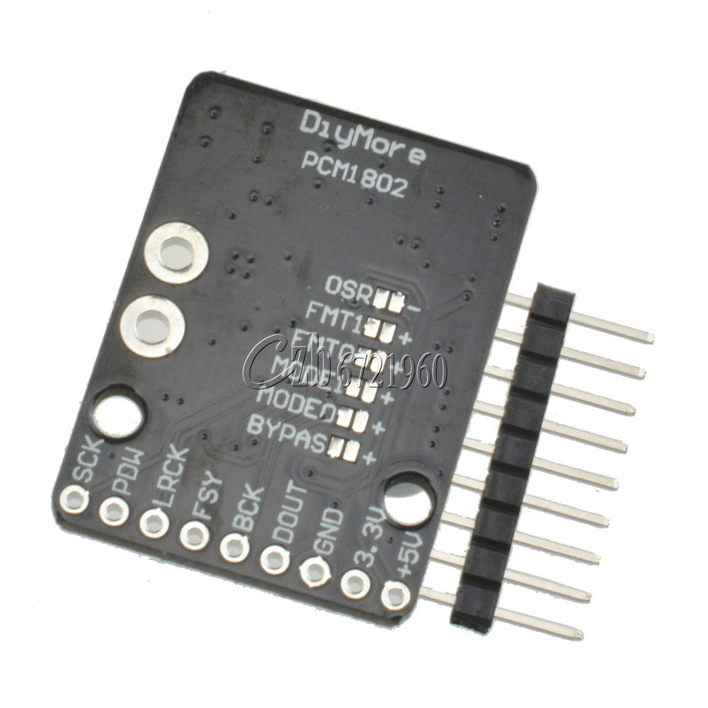 24Bit PCM1802 Audio Stereo A/D Converter ADC Decoder Amplifier Player Board