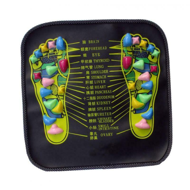 Foldable Foot Massager Mat Foot Leg Spa Cushion Massaging Carpet 34*34cm