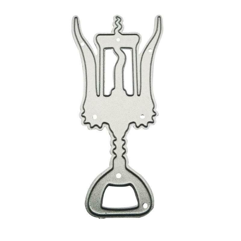 Wine Bottle Opener Metal Cutting Dies Stencil DIY Scrapbooking Album Paper Card