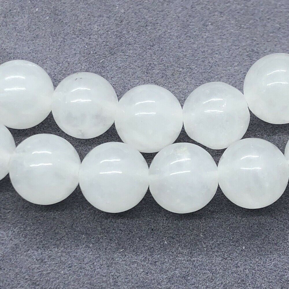 8mm Handmade Natural Selenite Mala Bracelet Spirituality Chakas Cuff Pray HOT
