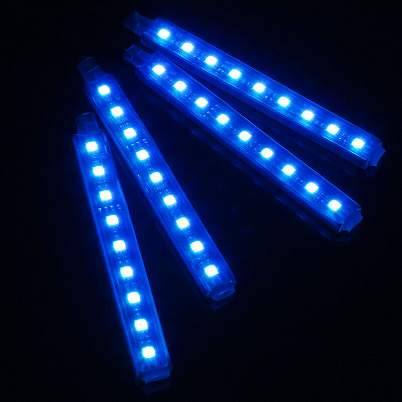 36 LED Car Auto Interior Neon Atmosphere Strip Light Remote Control 4PCS