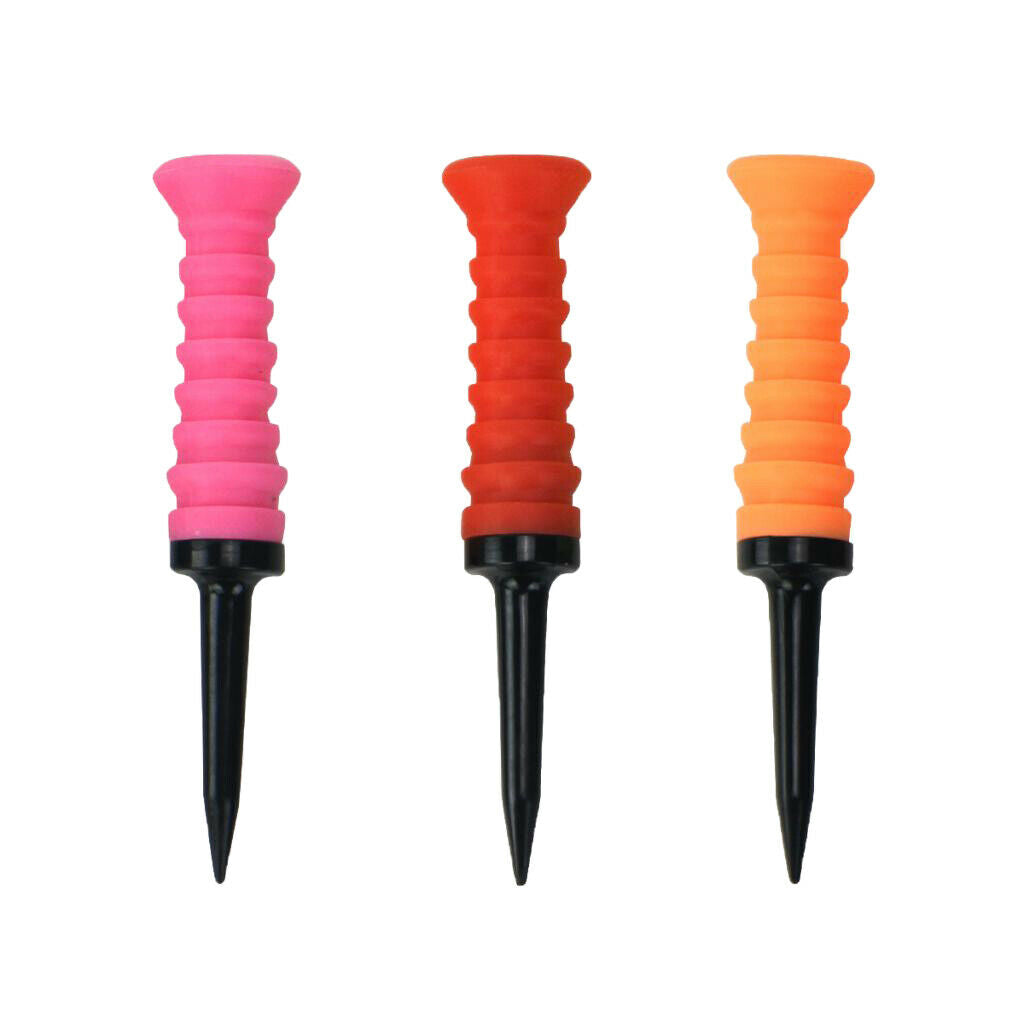 3PCS Golf Club Tees Golf Practice Equipment Golf Club Tee Random Colors