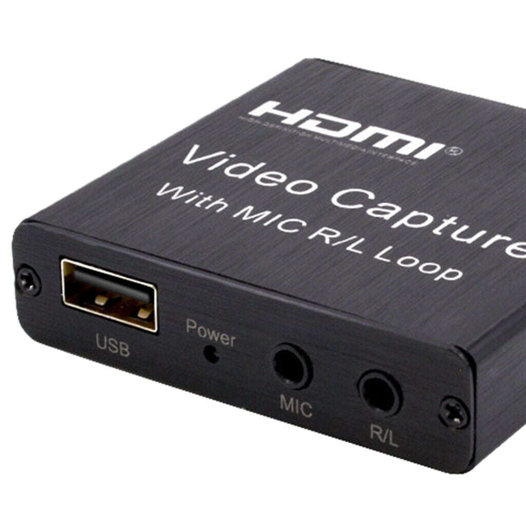 Capture Card USB 2.0   Game Capture Card Device with   Loop-out Support HD