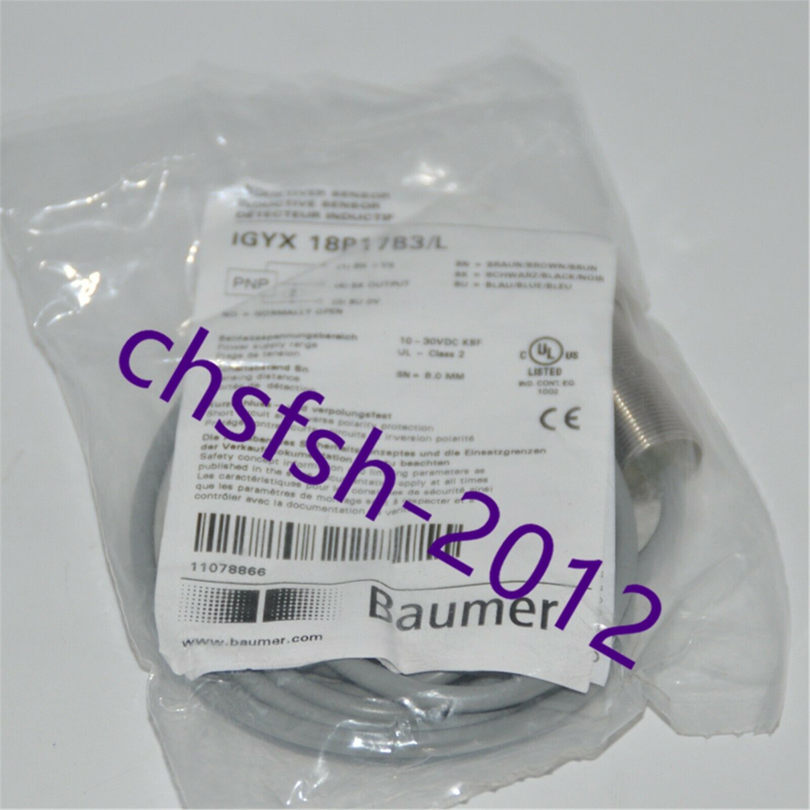 1 pcs New IN Box Baomeng IGYX 18P17B3/L Proximity Switch