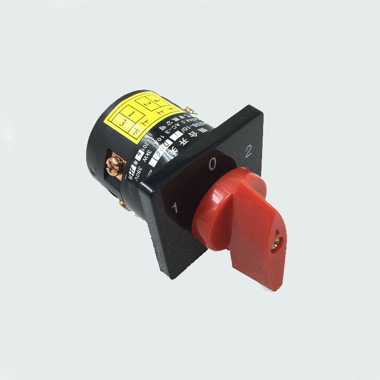 1PCS Universal Changeover Combination Switch AC 380V, 3KW 10A 4 Screw Terminals